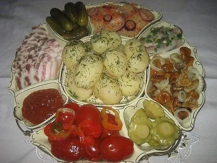 Esküvői ház, egy menü alapján a stílus és esküvői téma