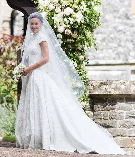 Esküvői ruhák Pippa Middleton és Keyt Middlton - képek összehasonlítását