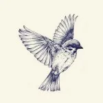 Bird tetoválás azaz fotók, vázlatok (madarak) Bird tetoválás azaz fotók, vázlatok