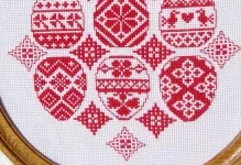 Rendszere keresztöltés kereszt szabad szalvéták Easter, hímzés húsvét letöltés, stílus