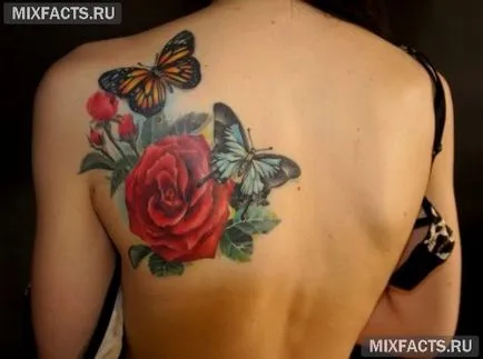 Rose tetoválás jelentését és fotók