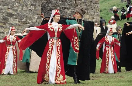 Hagyományos esküvői Dagesztánban