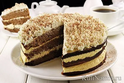 Cake Cake „tiramisu” recept otthon