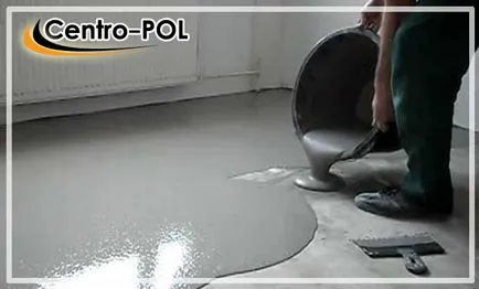 Elrendezése padló - esztrich és az összehangolás saját kezűleg