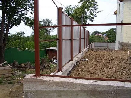 Beállítása az alapjait egy kerítés, országos ügyek (tovább) Beállítása az alapjait egy kerítés, ország esetében
