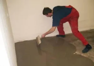 Önterülő esztrich