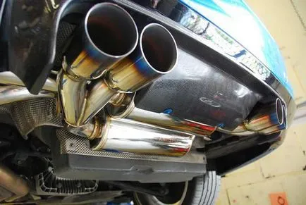 Kipufogórendszer tuning saját kezűleg