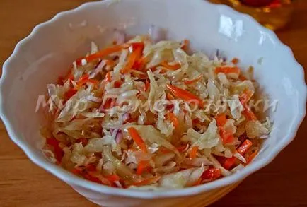 Finom savanyú káposzta családi recept, háziasszonyok világ (snack) Finom savanyú káposzta családi recept, a világ feleségek