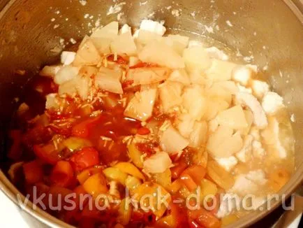 Finom, mint otthon! Csirke thai, bors és ananász (paprika) Finom, mint otthon! Csirke thai, ananász és a paprika