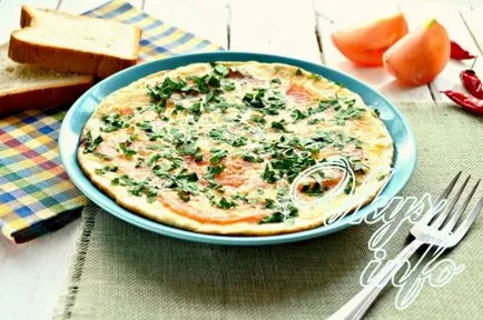 Rántotta paradicsommal recept egy fotó