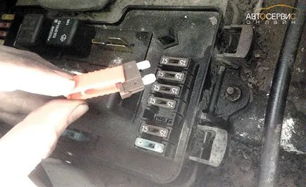 Biztosítékok cseréje és biztosíték blokk (assembly blokk) a VAZ 2113 2114 és