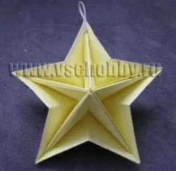 Asterisk origami kezük