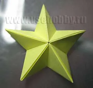 Asterisk origami kezük