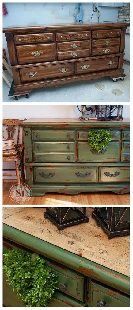 100 legjobb ötletek decoupage régi bútorok, a képek, mesterkurzusok