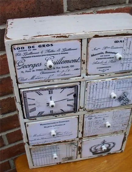 100 legjobb ötletek decoupage régi bútorok, a képek, mesterkurzusok