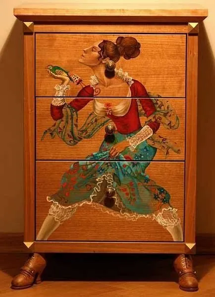 100 legjobb ötletek decoupage régi bútorok, a képek, mesterkurzusok