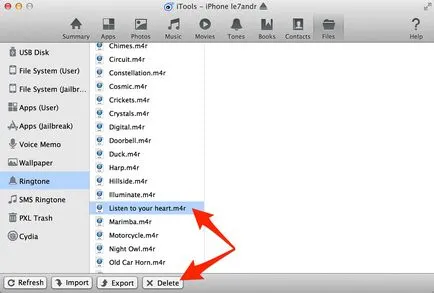 3 Ways, hogyan kell eltávolítani a csengőhang iphone iTunes-on keresztül, iFunbox és iTools - iphone