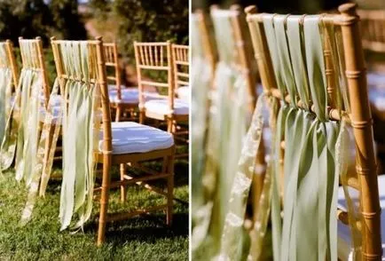 8 felhasználásának lehetőségei a szalagot a esküvői dekoráció (Wedding ötlet szalagok opció) 8 felhasználásának lehetőségei a szalagot a esküvői dekoráció
