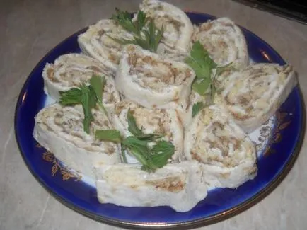 6 finom receptek tekercsek Lavash tekercsben