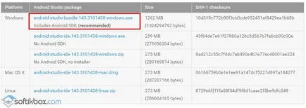 Android SDK manager