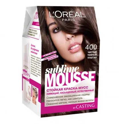 Bezammiachnoy paint-mousse paletta L'Oreal
