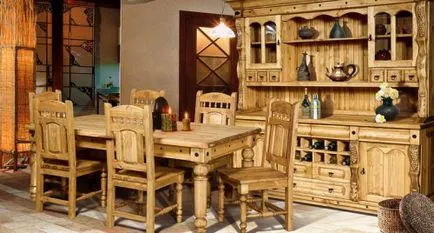 Mint festék fenyő bútorok színezés, festés, lakkozás