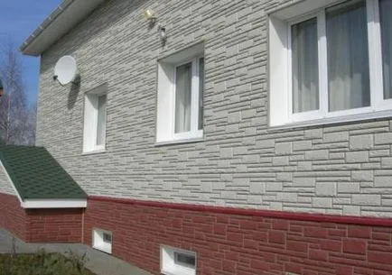 Hogyan lehet díszíteni a homlokzat burkolati anyagok, fénykép (néző burkolati anyagok) Hogyan lehet díszíteni a homlokzat burkolati anyagok, fotó
