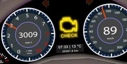 Mi ellenőrizze a motor az autóban, mi köze fényjelzések (take) Mi ellenőrizze a motor az autóban, hogy mit kell tenni a jelzőfény világít