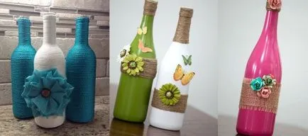dekoratív üveg
