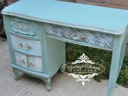 Decoupage bútorok saját kezűleg a mester osztályt kezdők számára lépésről lépésre fotók