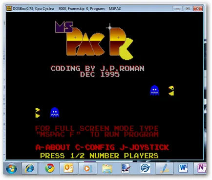D-Fend Reloaded dos futtatni kedvenc játékok Windows 7, XP és Vista
