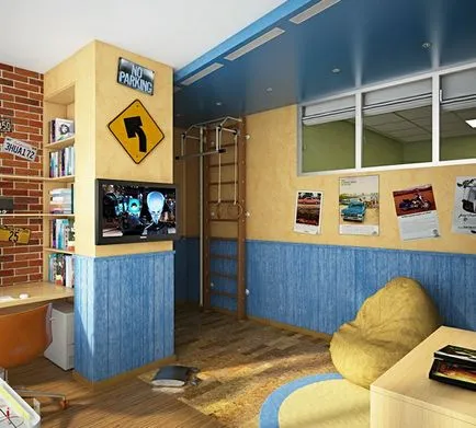 Gyerekszoba egy fiú, hogyan kell felszerelni, ötletek, design (50 fotó)