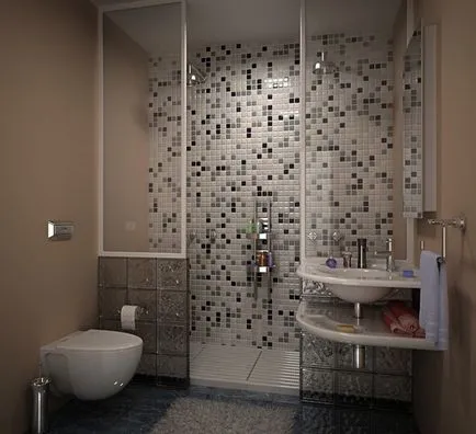 A design a fürdőszoba nagyon kis méretű (szoba) A design a fürdőszoba nagyon kis méretű