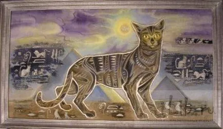 Egyiptomi macska istennő