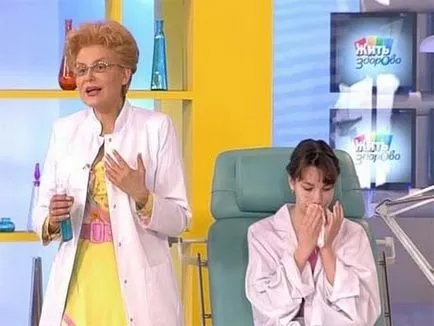 Elena Malysheva a pattanások kezelésére