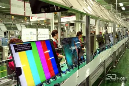 Fotóriport az üzem Moszkva közelében lg Magyarországon teszik televíziók, monitorok, hűtőszekrények és