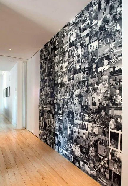 Collage fotó a falon keret nélkül 17 jó ötletek