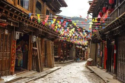 Város Shangri-La China - benyomások és képek