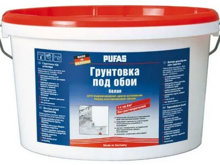 Primer a tapéta - Válassza ki a készítmény és alkalmazási szabályok