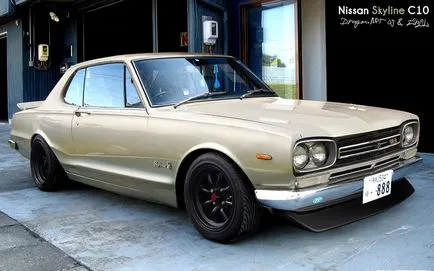 A történelem legendás autó - Nissan skyline