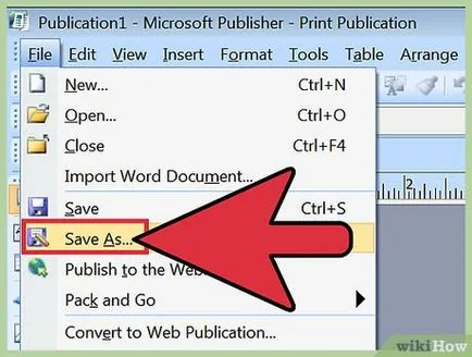 Hogyan lehet átalakítani a Microsoft Publisher fájl pdf file