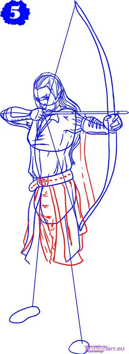 Hogyan kell felhívni egy elven archer szakaszában ceruza (döntetlen) Hogyan kell felhívni egy elven archer szakaszában ceruza