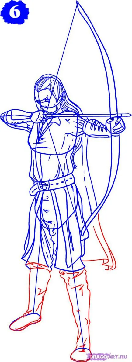 Hogyan kell felhívni szakaszában ceruza el'fiyskogo Archer (Archer, mint a sorsolás el'fiyskogo) Hogyan kell felhívni egy elven archer szakaszában ceruza