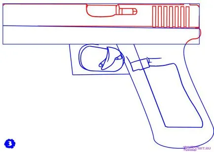 Hogyan kell felhívni a Glock 17 pisztoly fokozatosan ceruza