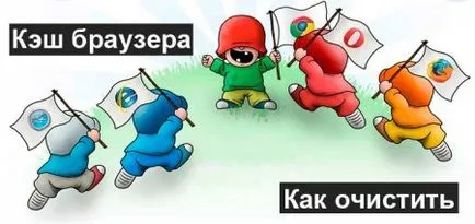 Hogyan törölhetem a böngésző cache Opera, Google Chrome, muff, Yandex böngésző, az Internet Explorer