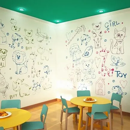 Hogyan díszíteni a falat az óvodában