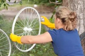 Hogyan kell festeni a nagy hideg festék spray-kerékpár otthon, video