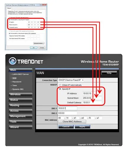 Hogyan lehet csatlakozni a wifi router - kapcsolat wifi router