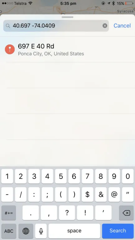 Hogyan látja a GPS-koordinátáit minden helyen az iPhone (View) Hogyan látja a GPS-koordinátáit minden helyen az iPhone