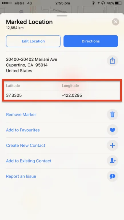 Hogyan látja a GPS-koordinátáit minden helyen az iPhone (bármilyen) Hogyan látja a GPS-koordinátáit minden helyen az iPhone